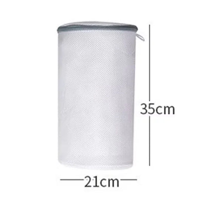 Versatile Shoe Washing Bag - Durable Mesh Laundry Bag for Sneakers, Running Shoes, Socks & Bras with Zipper Closure, Laundry Bag